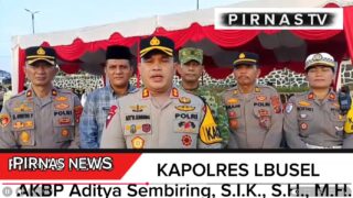 Apel Gelar Pasukan Operasi Ketupat 2026 Polres Labusel Libatkan 515 Personel